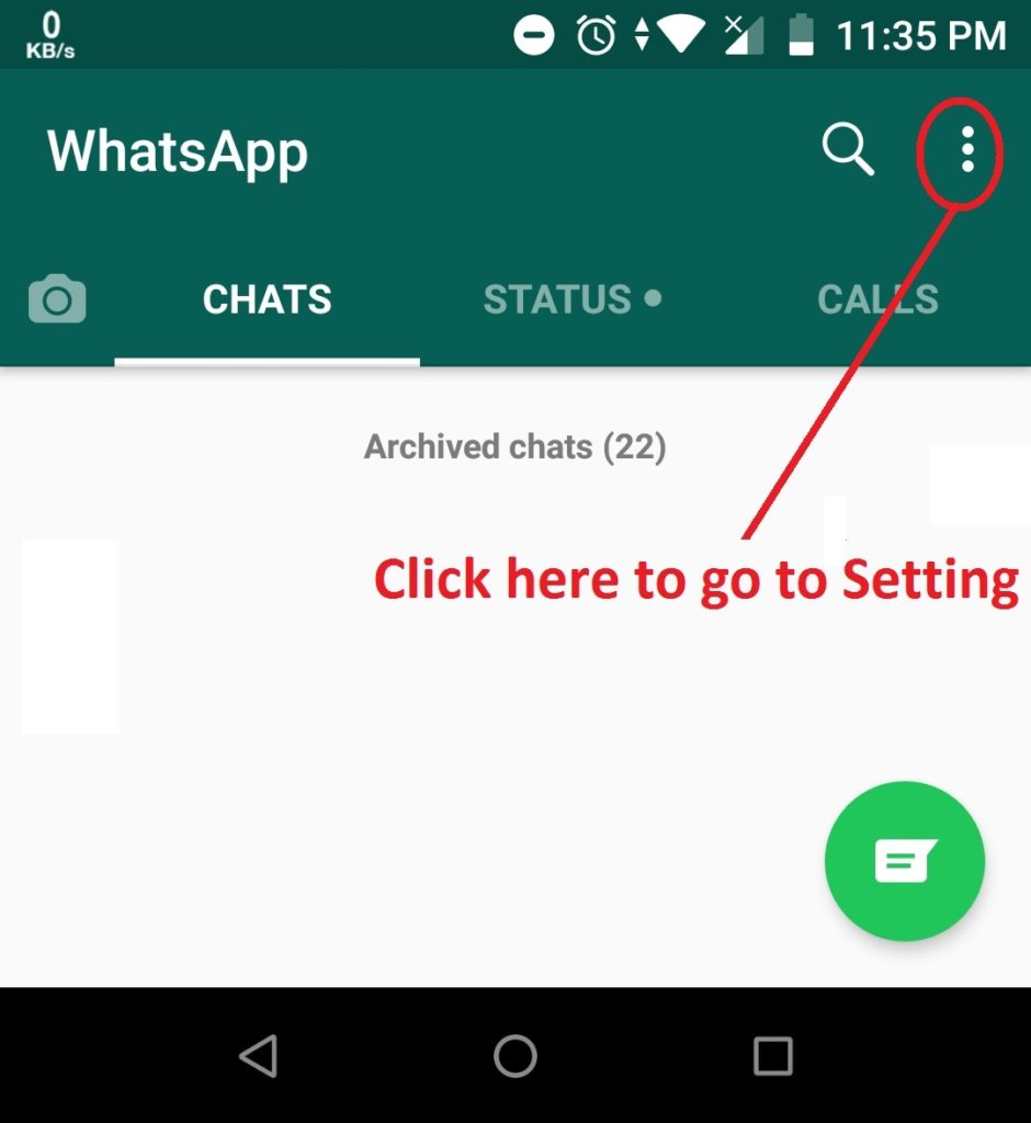 whatsapp security settings