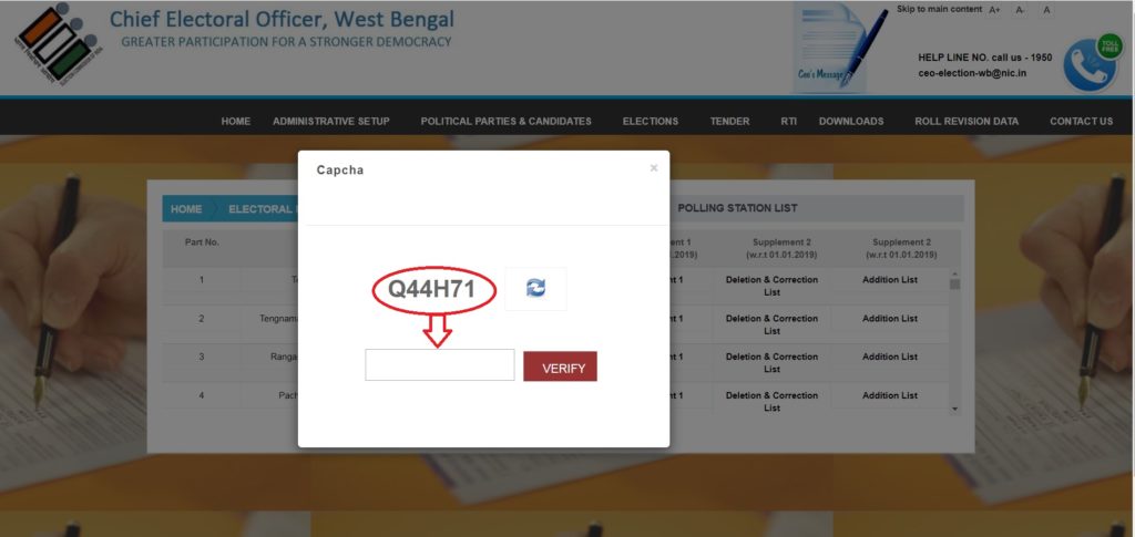 voter list west bengal