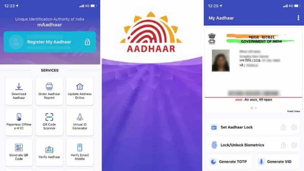 types of valid aadhaar card in india